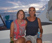 Margaret & Dave from S/V Heart and Soul; San Blas, Panama December 2014